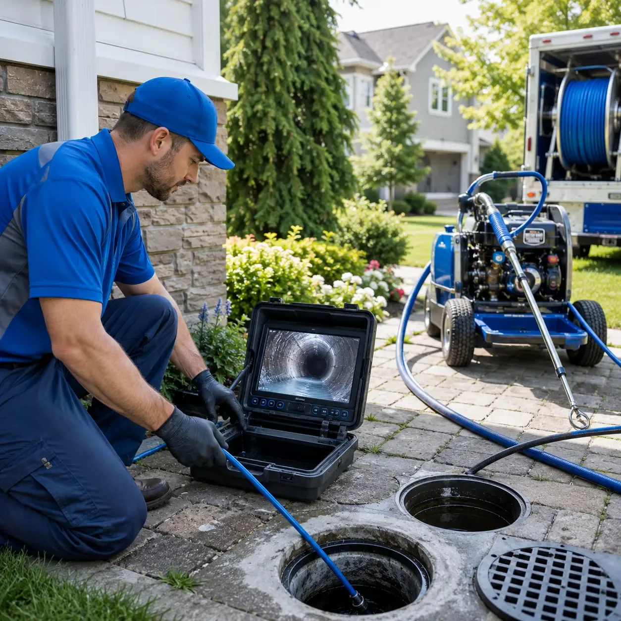 Outdoor drain cleaning professionals serving Green, KS